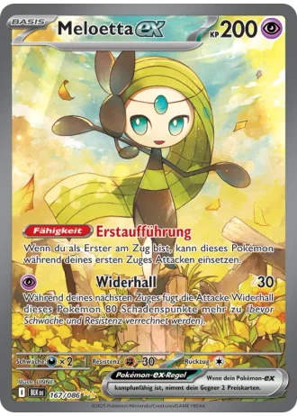 Meloetta ex #167/86 — Schwarze Blitze