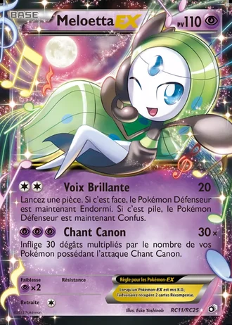Meloetta EX RC11 — Collection Radieuse (Trésors Légendaires)