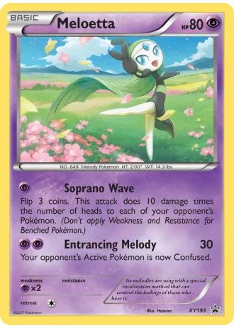 Meloetta XY193 — XY Promos