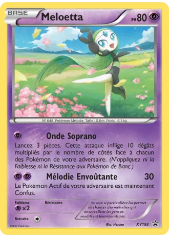 Meloetta XY193 — XY Promos