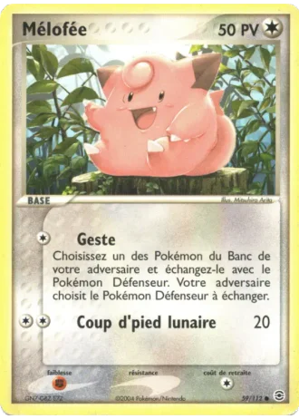 Mélofée #59/112 — EX Rouge Feu & Vert Feuille