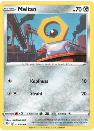 Meltan #129/189 — Flammende Finsternis