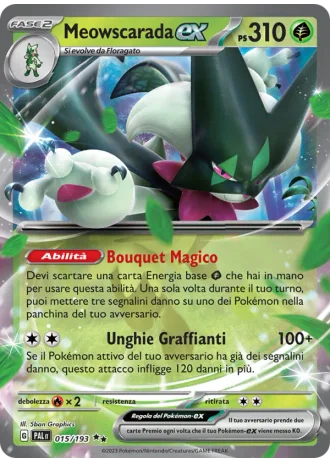 Meowscarada ex #015/193 — Evoluzioni a Paldea