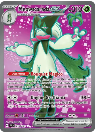 Meowscarada ex #231/193 — Evoluzioni a Paldea
