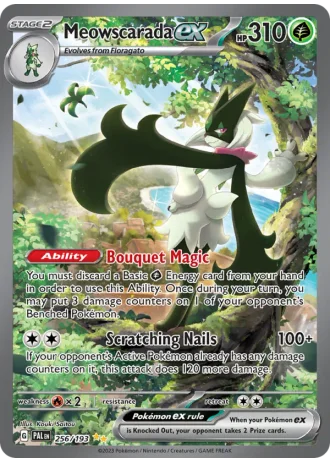 Meowscarada ex #256/193 — Paldea Evolved