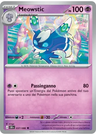 Meowstic #037/86 — Caos Nascente