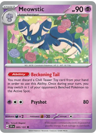 Meowstic #085/191 — Surging Sparks