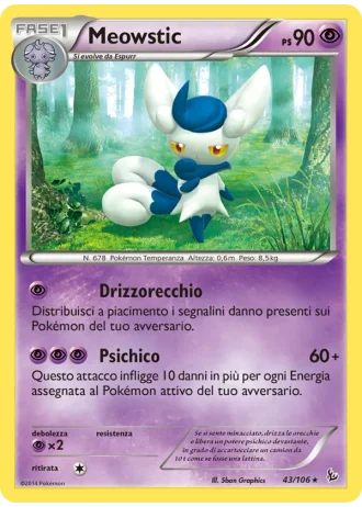 Meowstic #43/106 — Fuoco Infernale