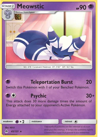 Meowstic #45/131 — Forbidden Light