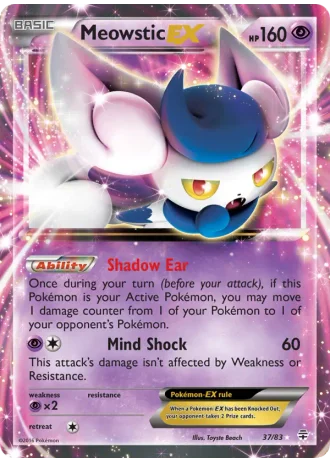 Meowstic EX #37/83 — Generations