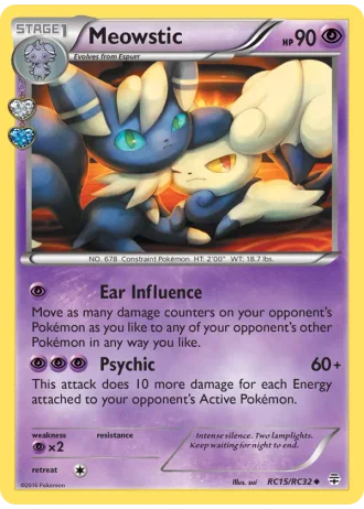 Meowstic RC15 — Radiant Collection (Generations)