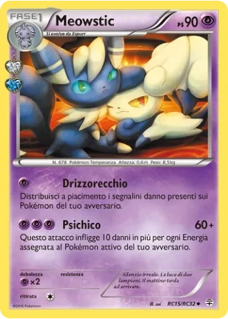 Meowstic RC15/32 — Radiant Collection (Generazioni)