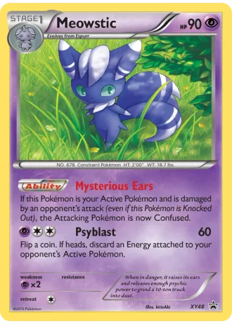 Meowstic XY48 — XY Promos