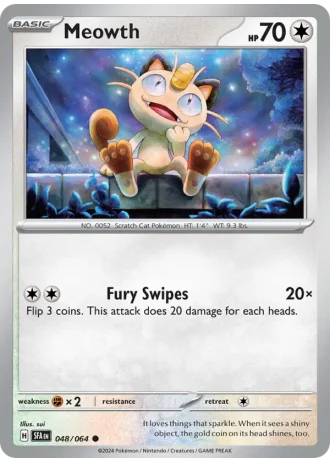 Meowth #048 — Shrouded Fable