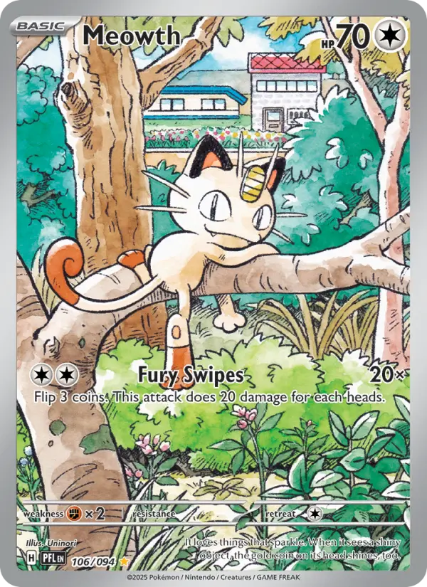 Meowth #106 — Phantasmal Flames
