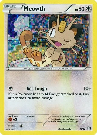 Meowth #11 — McDonald's Collection 2016