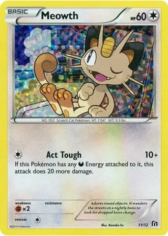 Meowth #11 — McDonald's Collection 2016