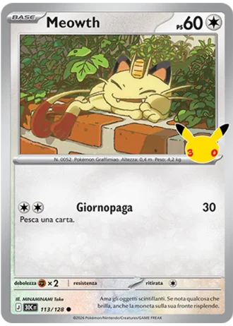 Meowth #113 — 30° Anniversario