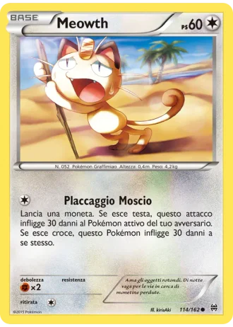 Meowth #114/162 — Turbo Blitz