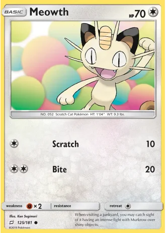 Meowth #125 — Team Up