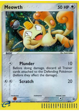 Meowth #13 — Nintendo Promos