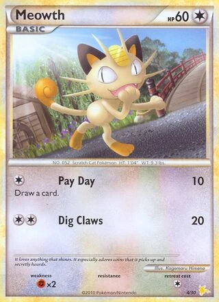 Meowth #3 — HS trainer Kit (Raichu)
