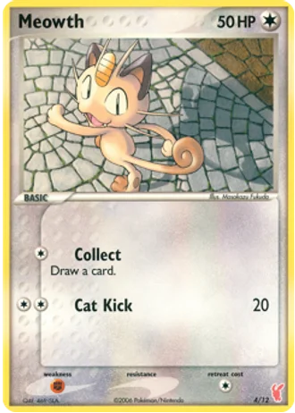 Meowth #4 — EX trainer Kit 2 (Plusle)