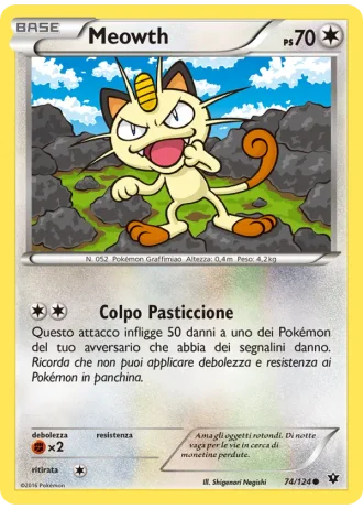Meowth #74/124 — Destini Incrociati