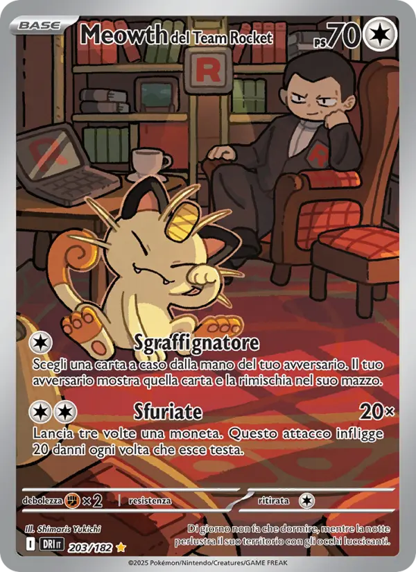 Meowth del Team Rocket #203 — Rivali Predestinati