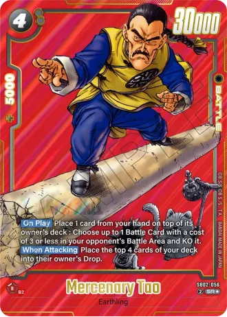 Mercenary Tao (Alternative Art) SB02-056 — Manga Booster 02 (SB02)