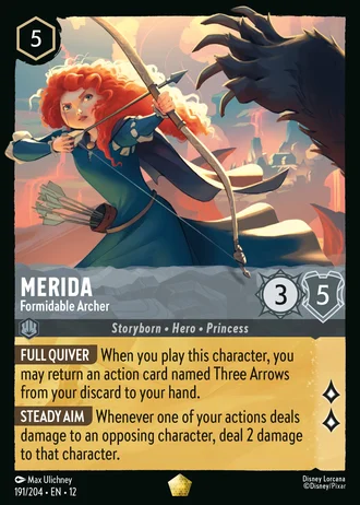 Merida - Formidable Archer #191/257 — Wilds Unknown