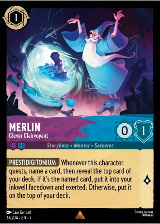 Merlin - Clever Clairvoyant #67/204 — Archazia's Island