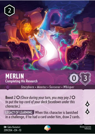 Merlin - Completing His Research #209/204 — Whispers in the Well