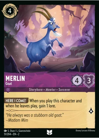 Merlin - Goat #51/204 — Rise of the Floodborn