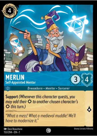 Merlin - Self-Appointed Mentor #153/204 — The First Chapter