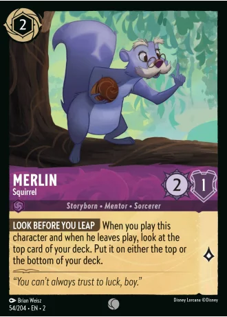 Merlin - Squirrel #54/204 — Rise of the Floodborn