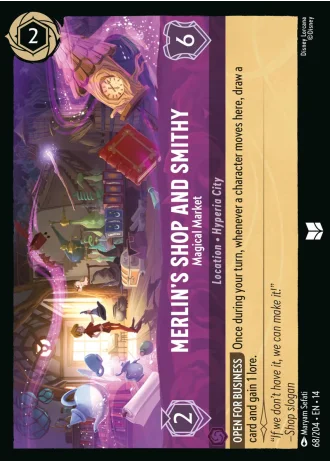 Merlin's Shop and Smithy - Magical Market #68/257 — Hyperia City