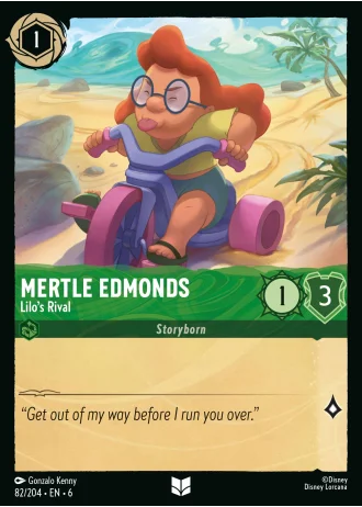 Mertle Edmonds - Lilo's Rival #82/204 — Azurite Sea
