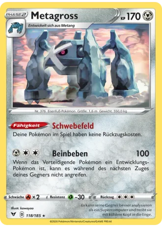 Metagross #118/185 — Farbenschock