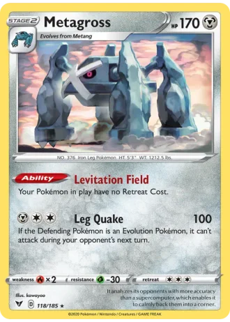 Metagross #118/185 — Vivid Voltage
