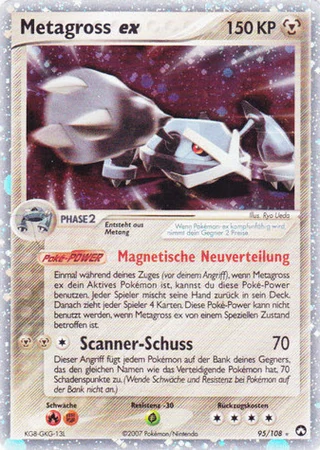 Metagross ex #95 — EX Power Keepers