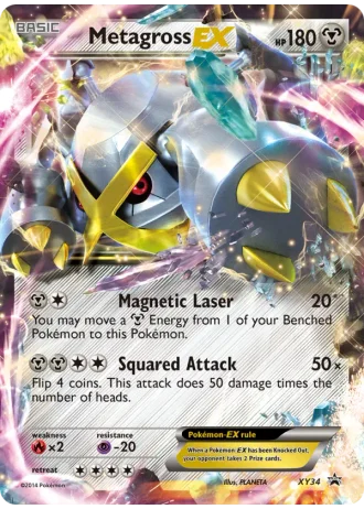 Metagross EX XY34 — XY Promos