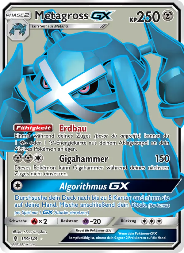 Metagross GX #139 — Stunde der Wächter