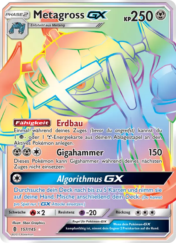 Metagross GX #157 — Stunde der Wächter