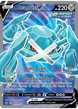 Metagross V #181/198 — Chilling Reign