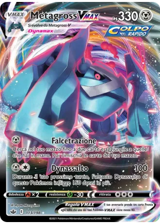 Metagross VMAX #113/198 — Regno Glaciale