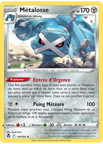 Métalosse #119/195 — Tempête Argentée