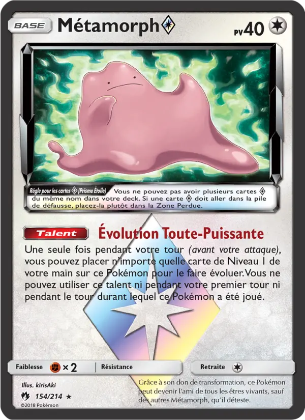 Métamorph Prism Star #154 — Tonnerre Perdu