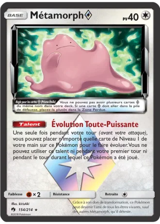 Métamorph Prism Star #154 — Tonnerre Perdu