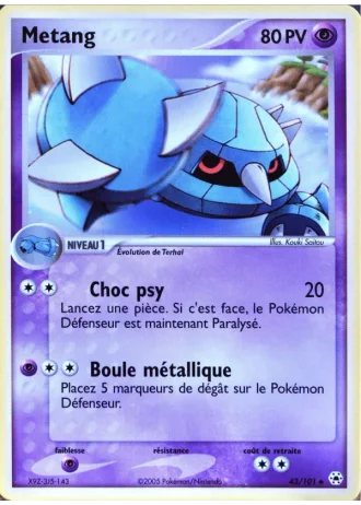 Metang #43 — EX Légendes Oubliées